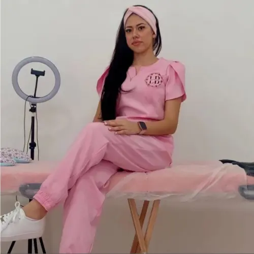 Conjunto Manga Tulipa Estilo Cirúrgico de Alto Nível