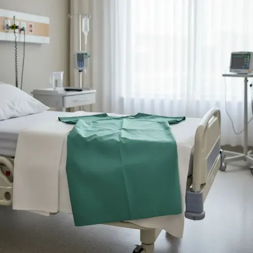 Camisola Hospitalar Fechamento Costas