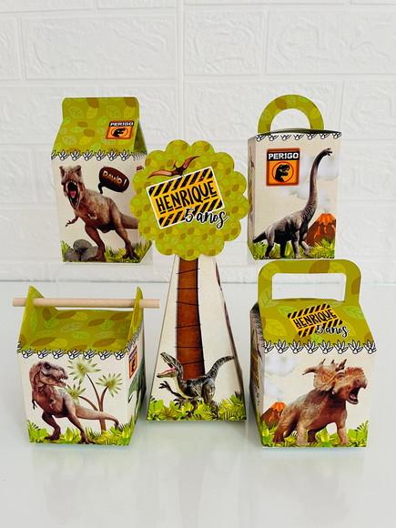 20 Caixas Dinossauro - Pegue e Monte