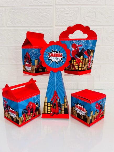 20 Caixas Homem Aranha - Pegue e Monte