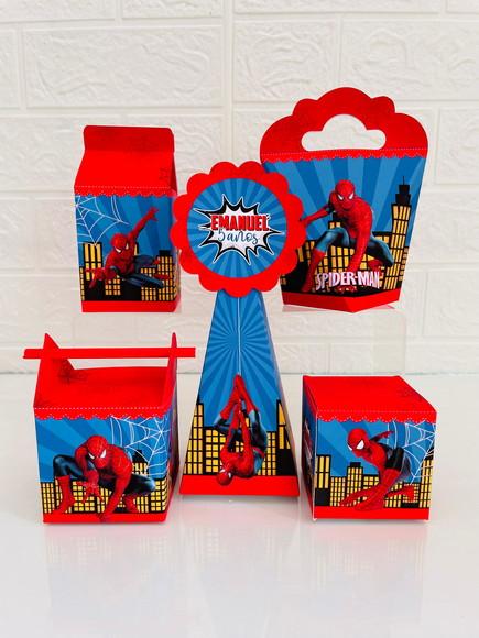 20 Caixas Homem Aranha - Pegue e Monte