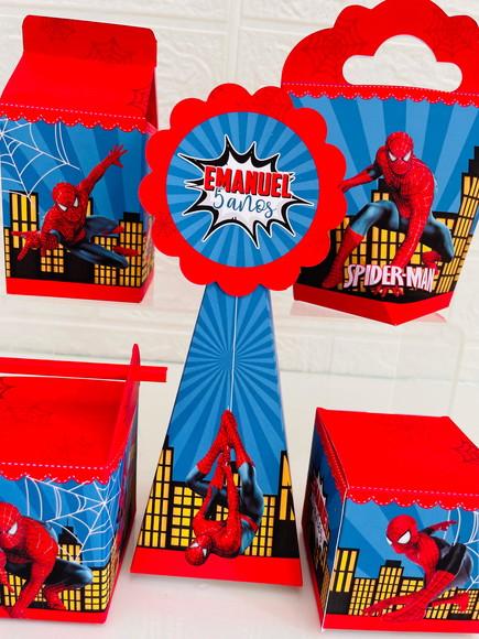 20 Caixas Homem Aranha - Pegue e Monte