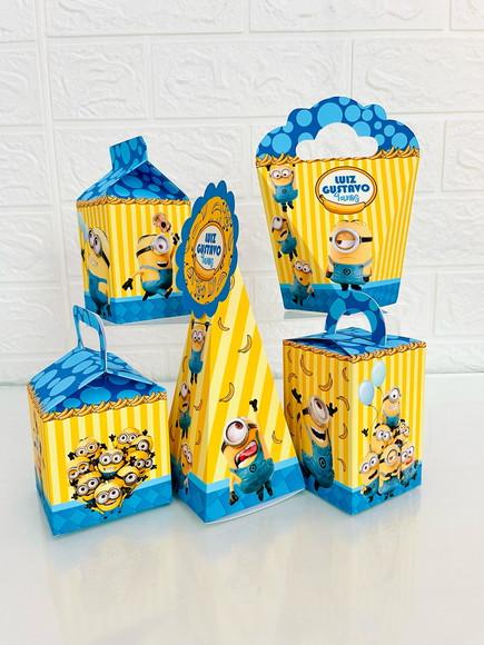 20 Caixas Minions - Pegue e Monte