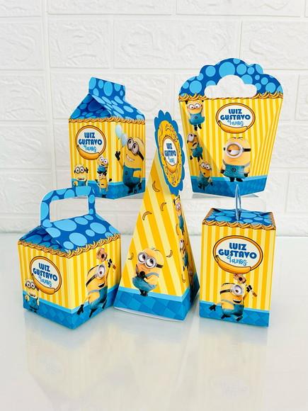 20 Caixas Minions - Pegue e Monte