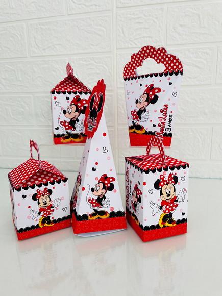20 Caixas Minnie - Pegue e Monte
