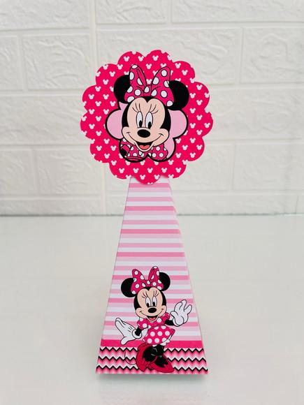20 Caixas Minnie Rosa - Pegue e Monte