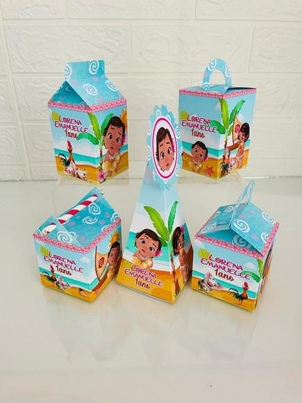 20 Caixas Moana Baby- Pegue e Monte