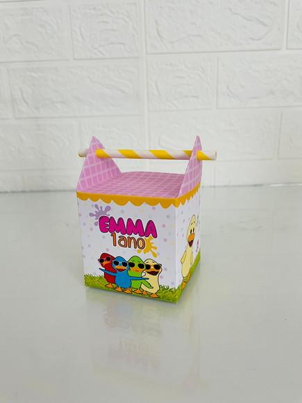 20 Caixas Patinho Colorido Menina - Pegue e Monte