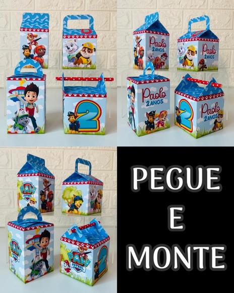 20 Caixas Patrulha Canina - Monte Sua Caixa