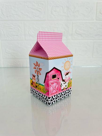 30 Caixas Fazendinha Rosa - Pegue e Monte