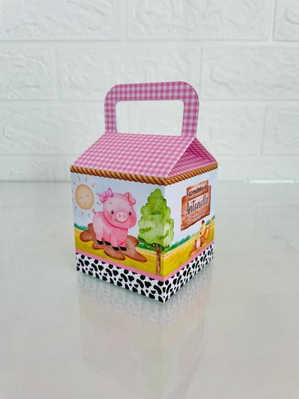 30 Caixas Fazendinha Rosa - Pegue e Monte