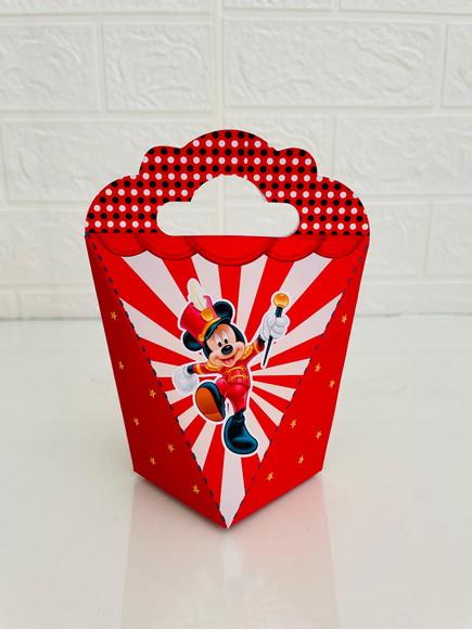 30 Caixas Mickey Circo - Pegue e Monte