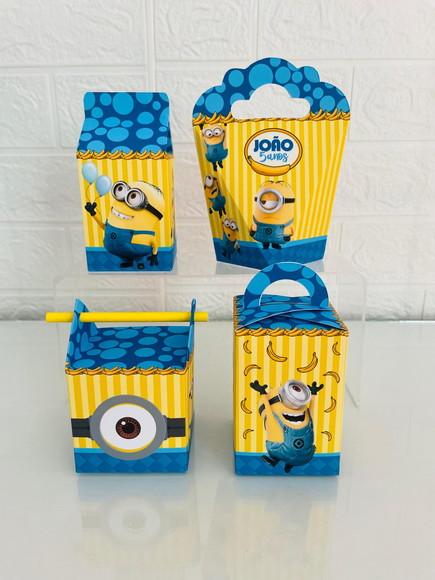 30 Caixas Minions - Pegue e Monte