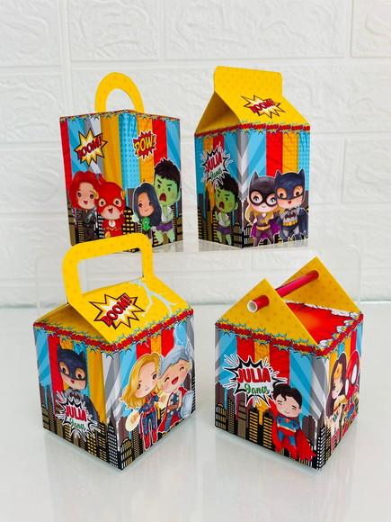 Kit 20 Caixas Herois e Heroinas - Pegue e Monte