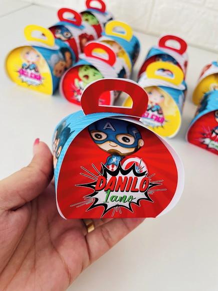 Porta Bombom / Mini Brownie Herois