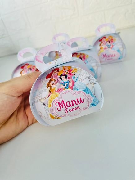 Porta Bombom / Mini Brownie Princesas