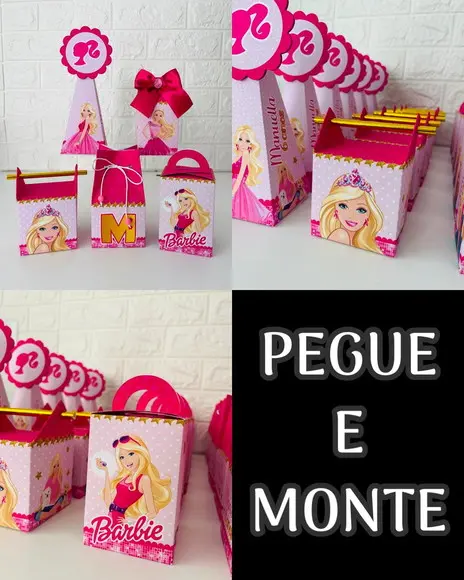 20 Caixas Barbie - Monte Sua Caixa
