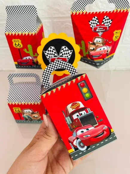 20 Caixas Carros Mcqueen - Pegue e Monte