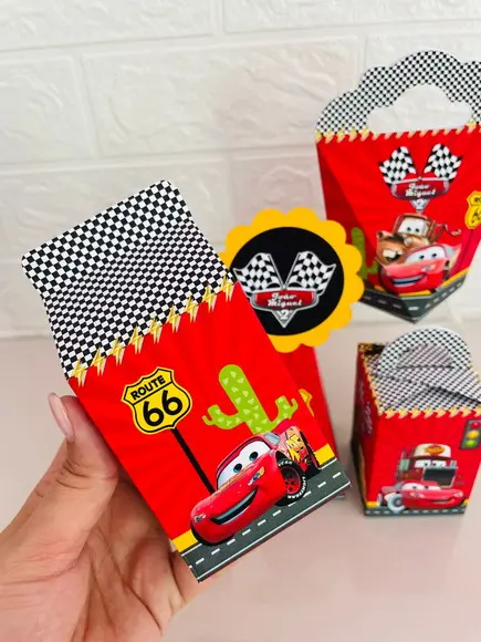 20 Caixas Carros Mcqueen - Pegue e Monte