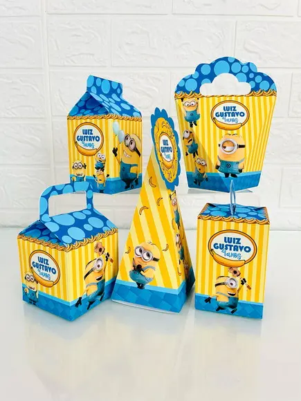 20 Caixas Minions - Pegue e Monte