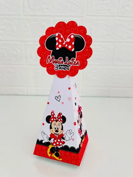 20 Caixas Minnie - Pegue e Monte
