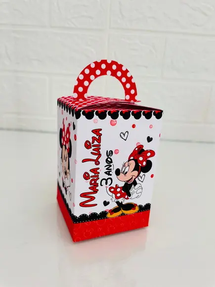 20 Caixas Minnie - Pegue e Monte