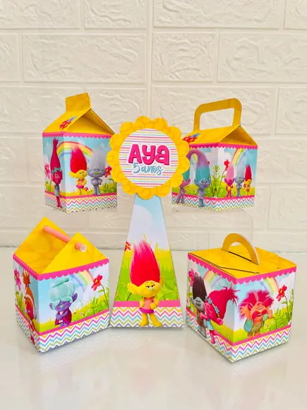 20 Caixas Trolls - Pegue e Monte