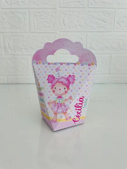 30 Caixas Circo Rosa - Pegue e Monte