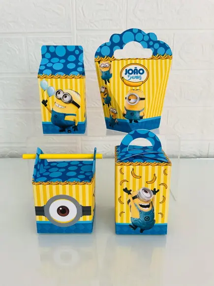 30 Caixas Minions - Pegue e Monte