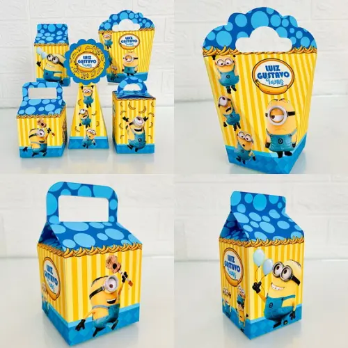 30 Caixas Minions - Pegue e Monte