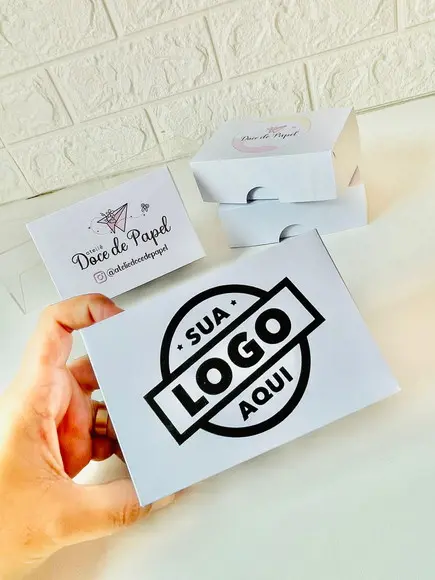 Caixa 6 Doces com Logo