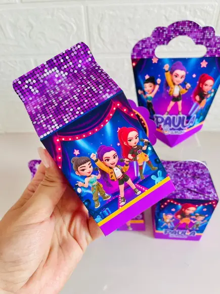 Kit 30 Caixas Guerreiras do Kpop - Pegue e Monte