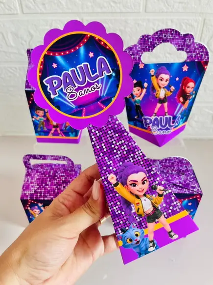 Kit 30 Caixas Guerreiras do Kpop - Pegue e Monte