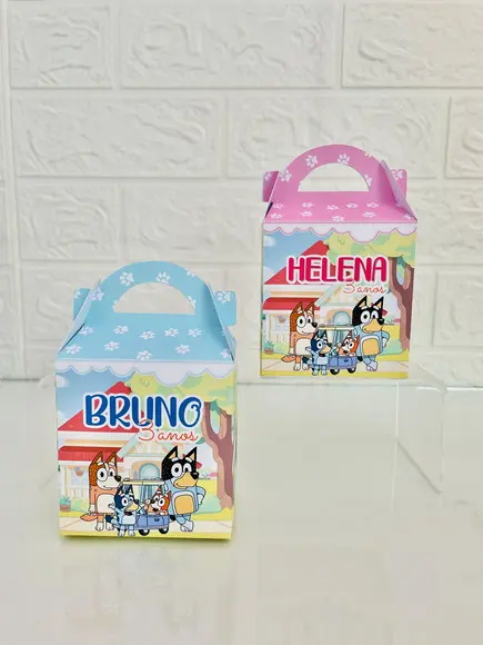 Maletinhas Bluey e Bingo - Pegue e Monte
