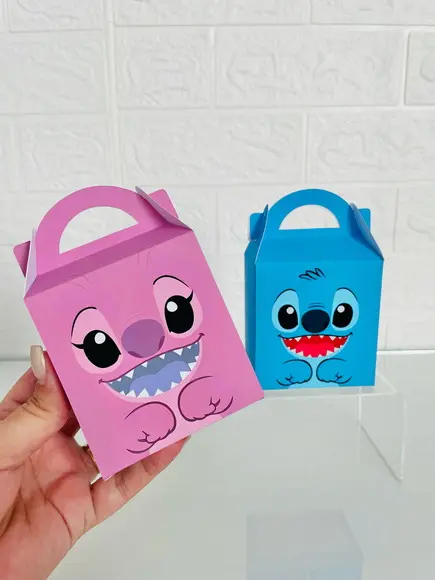 Maletinhas Stitch e Angel- Pegue e Monte