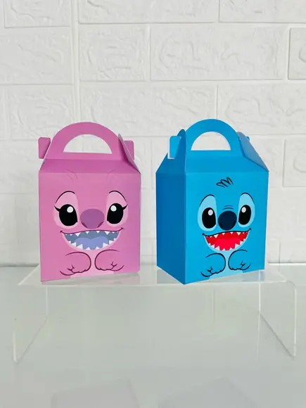 Maletinhas Stitch e Angel- Pegue e Monte