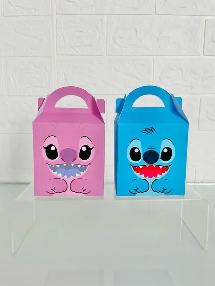 Maletinhas Stitch e Angel- Pegue e Monte