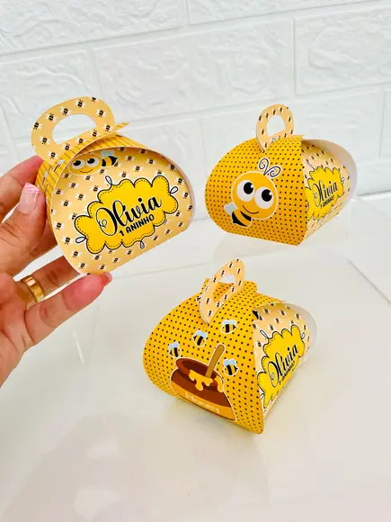 Porta Bombom / Mini Brownie Abelhinha
