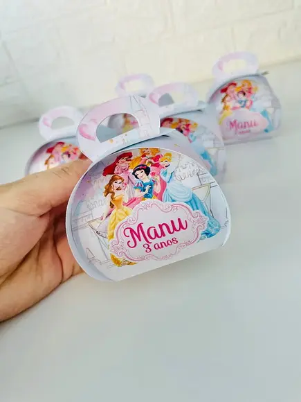 Porta Bombom / Mini Brownie Princesas