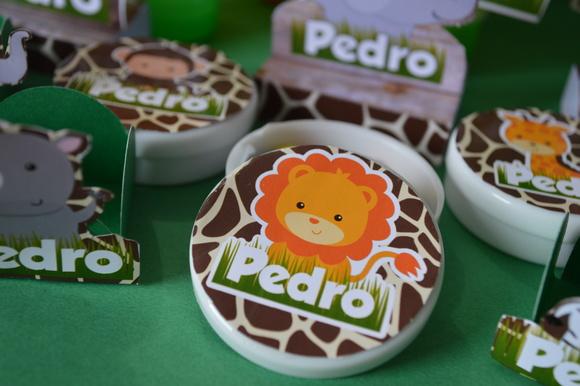 10 Latinhas Safari Personalizada