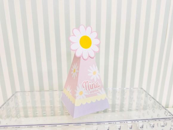 20 Personalizados Margaridas Rosa