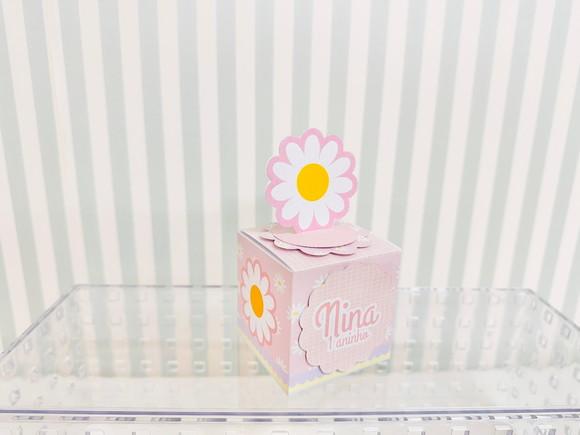 20 Personalizados Margaridas Rosa