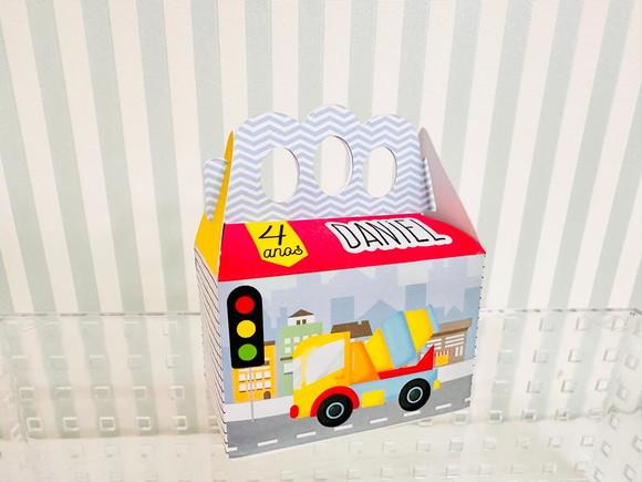 20 Personalizados Tema Caminhões
