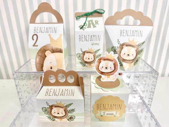20 Personalizados Tema Príncipe Leãozinho