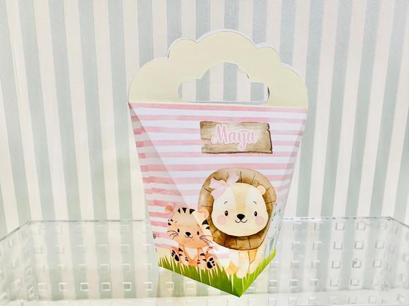 20 Personalizados Tema Safari Rosa