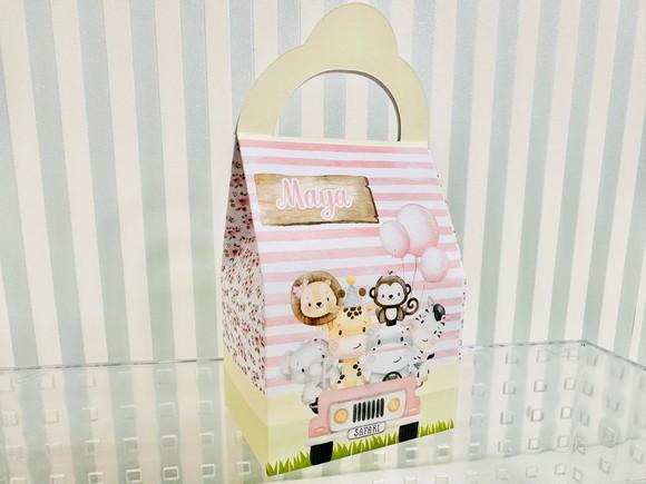 20 Personalizados Tema Safari Rosa