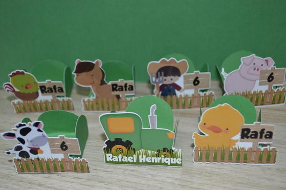 50 Forminhas Fazendinha Verde