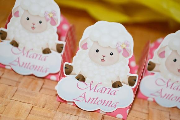 50 Forminhas Ovelhinha Rosa