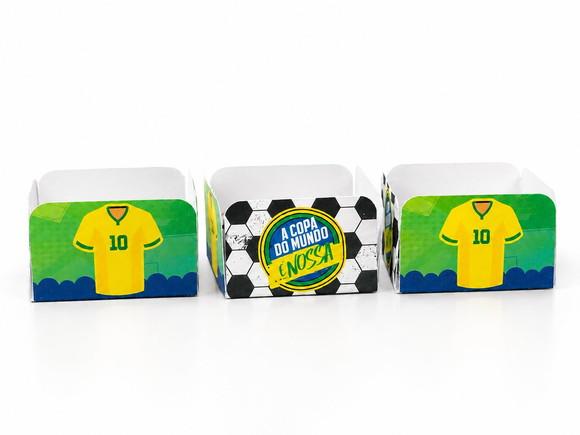 50 Forminhas para Docinhos Tema Copa do Mundo - Envio Rápido