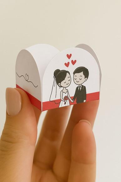 50 Forminhas Tema Casamento - Pronto Entrega